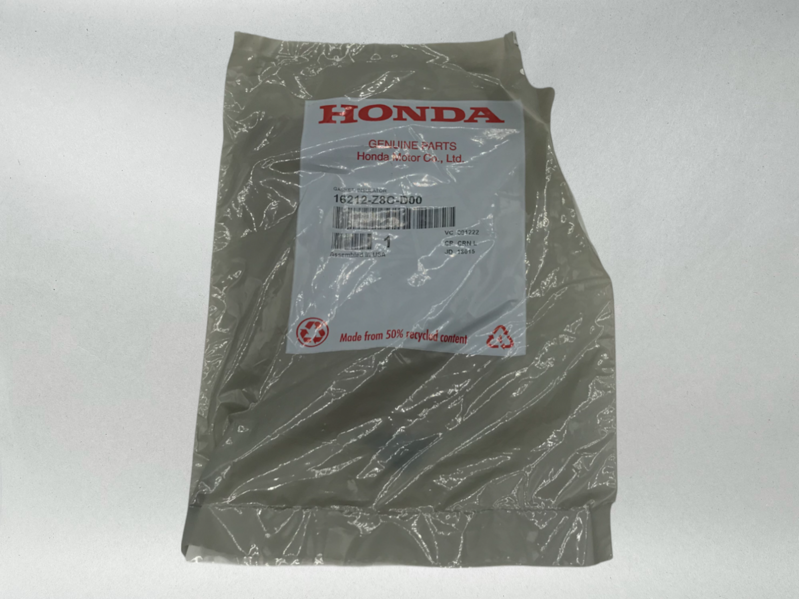 Honda Genuine OEM Authentic Insulator Gasket EB2800I EG2800I 16212-Z8C-D00