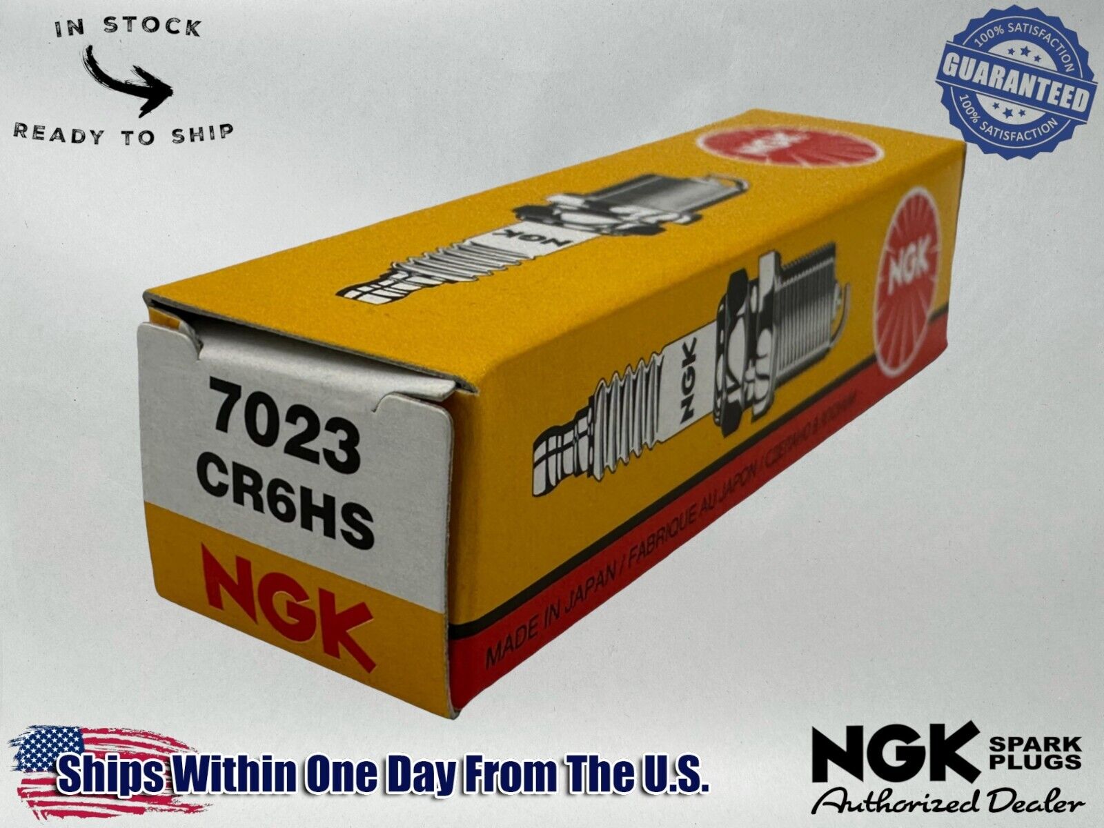 NGK Genuine OEM Authentic Spark Plug CR6HS