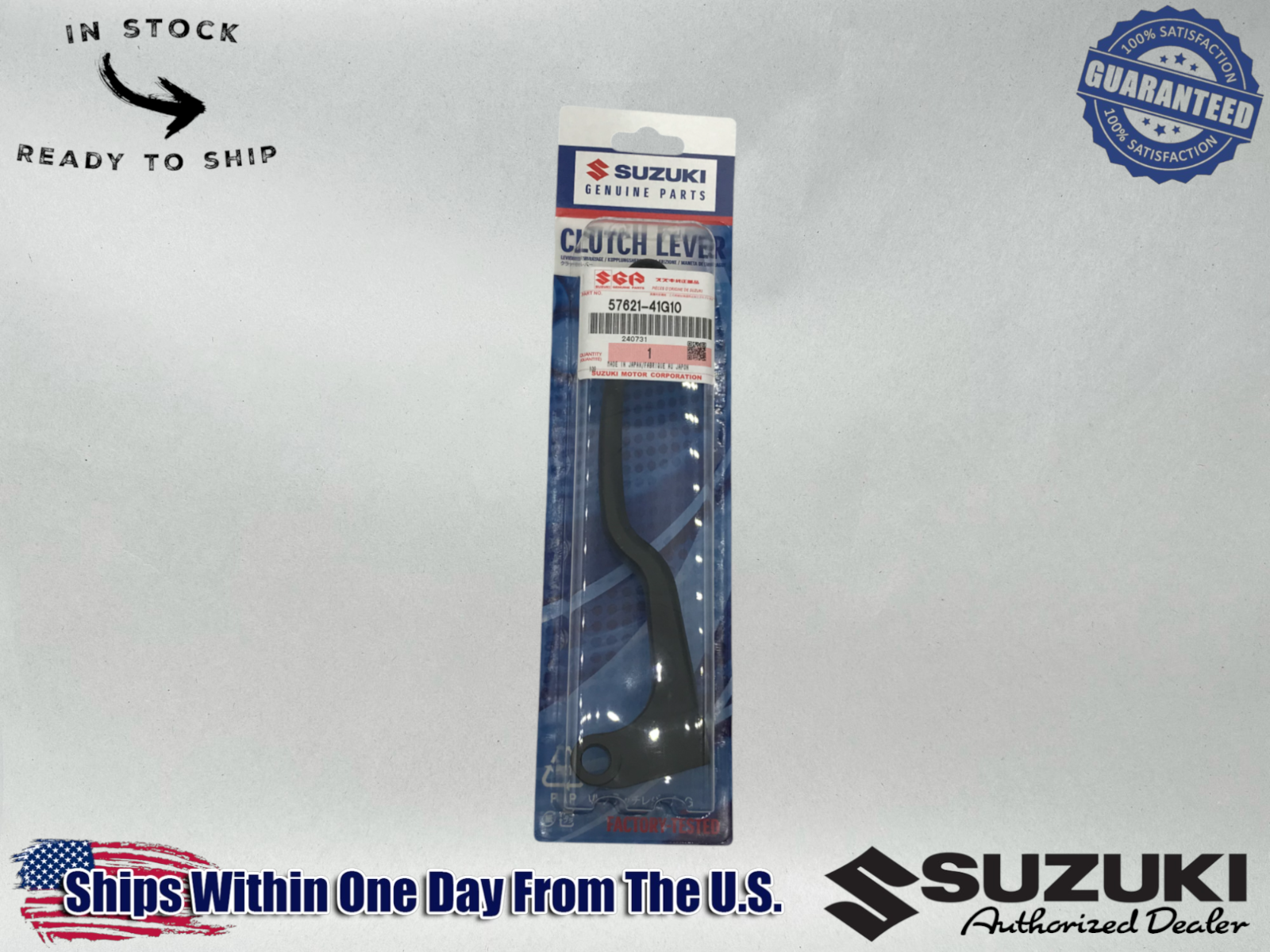 Suzuki Genuine OEM GSX-R 1000 600 750 GSX-S 1000 LH FT CLUTCH LEVER 57621-41G10