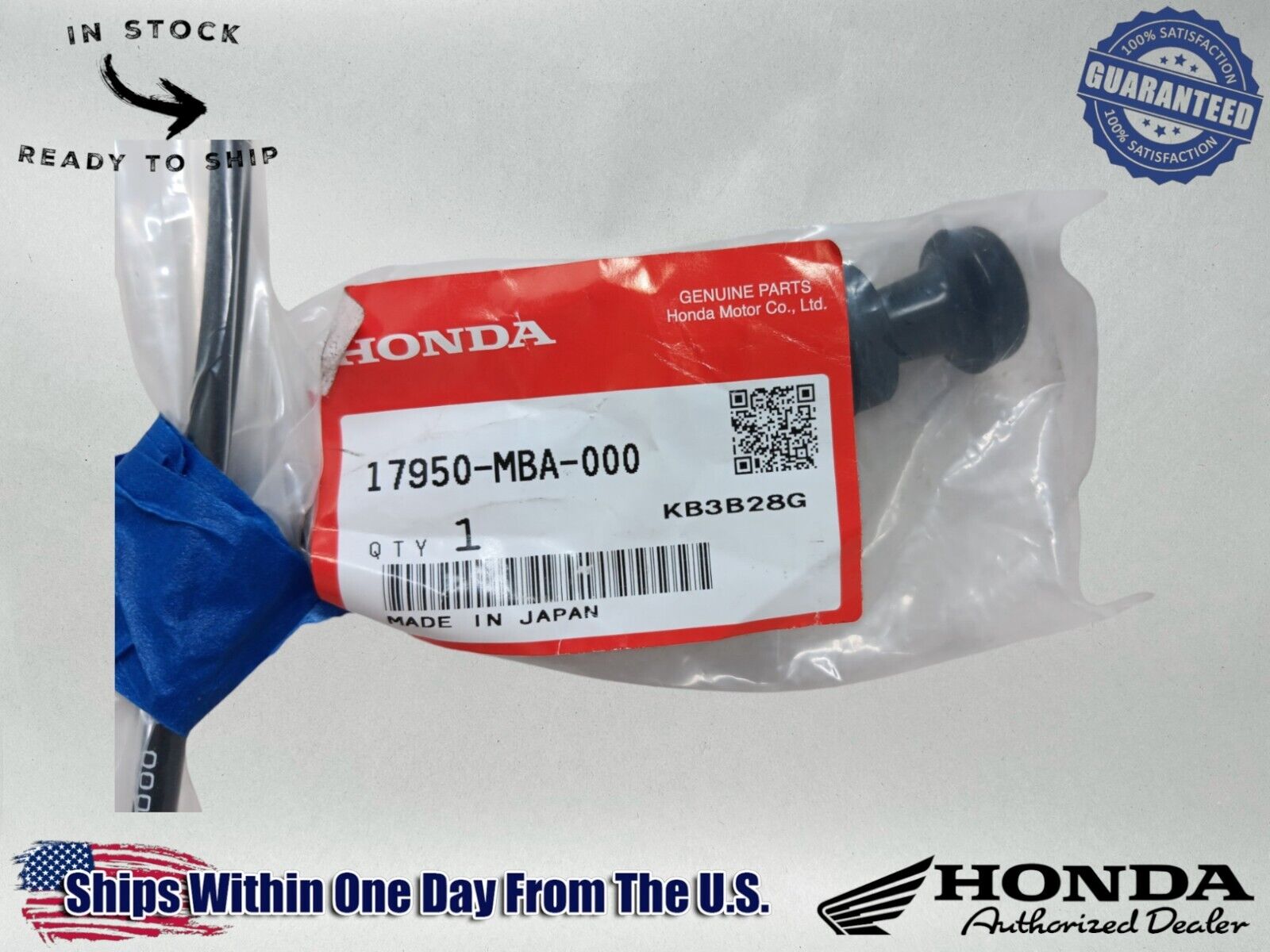 Honda Genuine OEM Authentic  Choke Cable Shadow Ace 17950-MBA-000