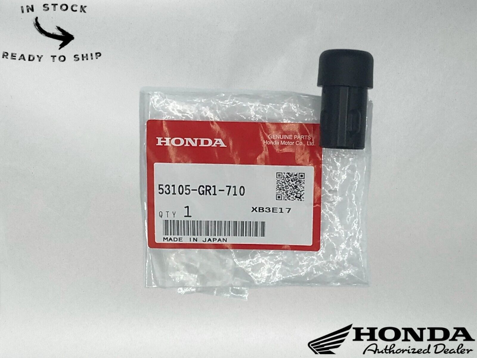 Honda Genuine OEM Handlebar End 53105-GR1-710