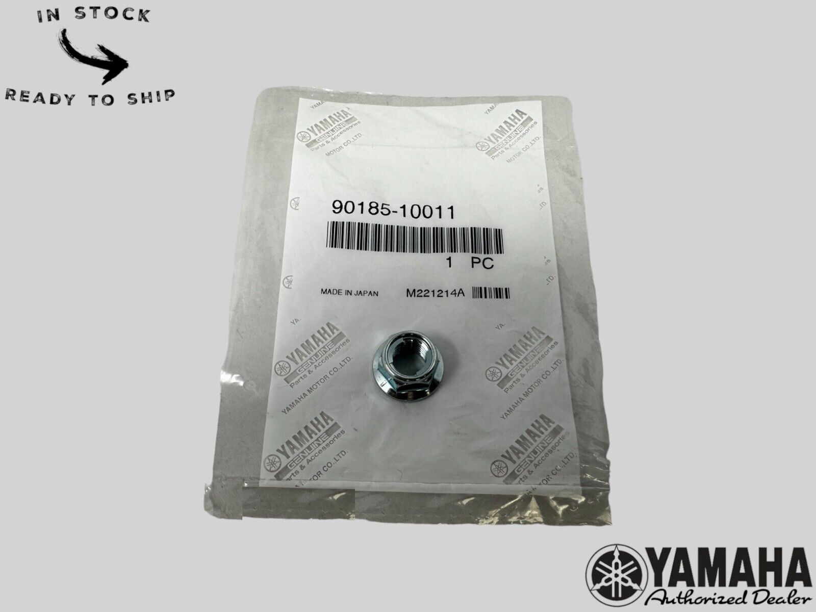 Yamaha Genuine OEM Authentic Self Locking Nut 90185-10011-00