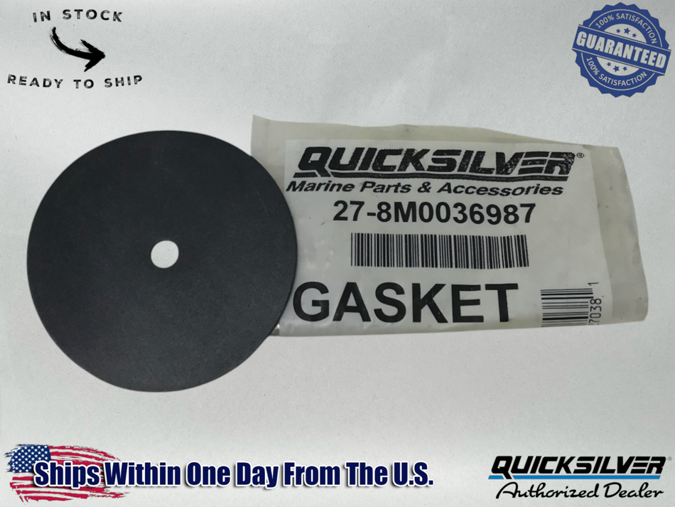Mercury OEM Mercruiser Quicksilver Heat Exchanger End Cover Gasket 8M0036987