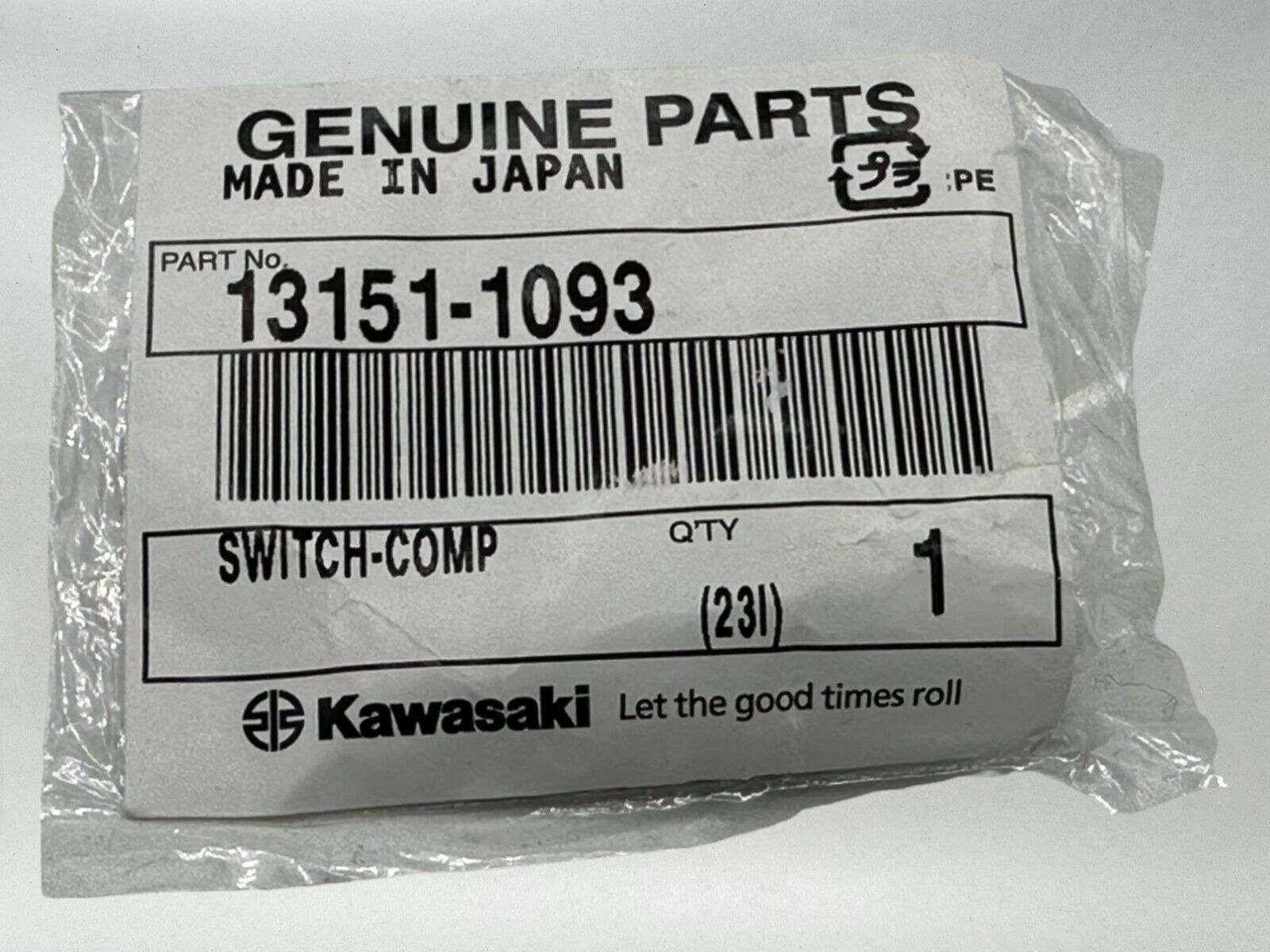 Kawasaki Genuine OEM Authentic Comp Switch 13151-1093