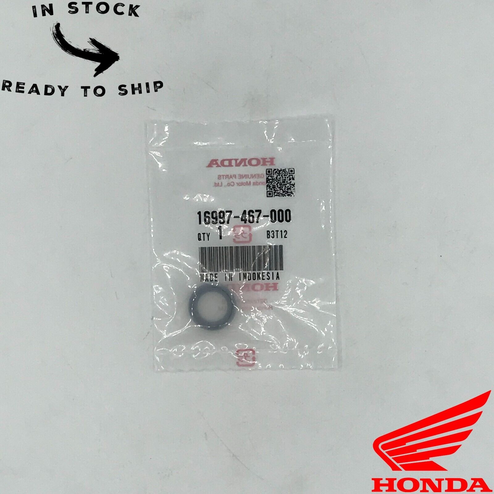 Genuine OEM Honda Fuel Tank O-Ring 16997-467-000