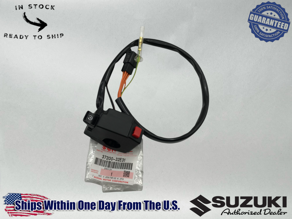 Suzuki Genuine OEM 1998-2024 DR650SE STARTER KILL SWITCH 37200-32E31