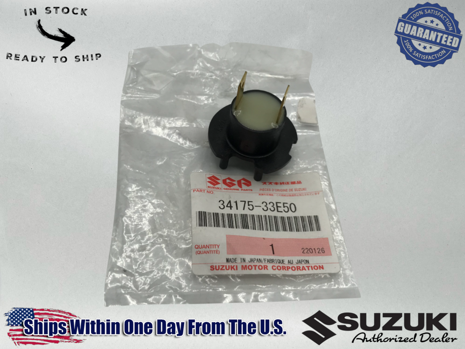 Suzuki OEM GSXR GSX 600 750 1000 GSX-R HEADLIGHT BULB ADAPTER 34175-33E50