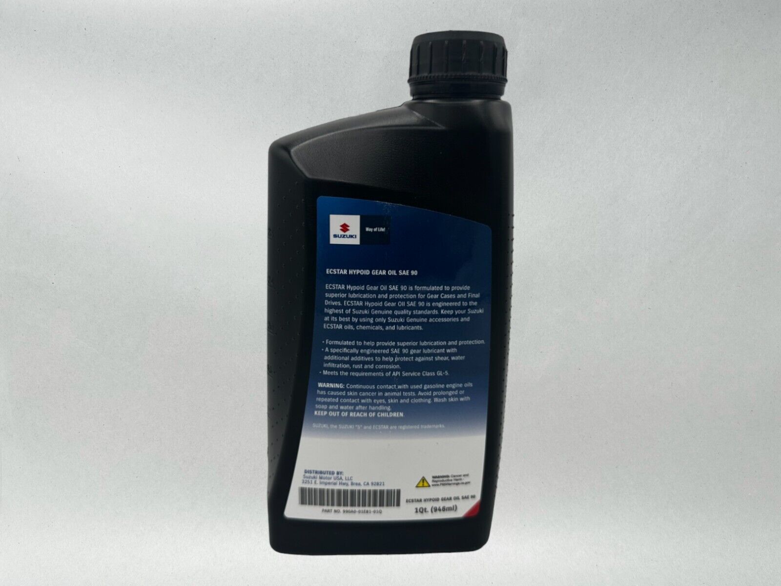 Suzuki Genuine OEM Authentic Ecstar Gear Oil SAE 90 990A0-01E81-01Q