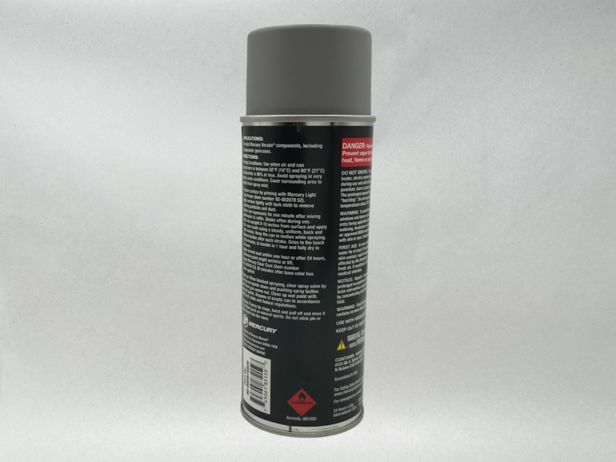 Mercury Genuine OEM Authentic Verado Silver Enamel Spray Paint PN 92-802878020