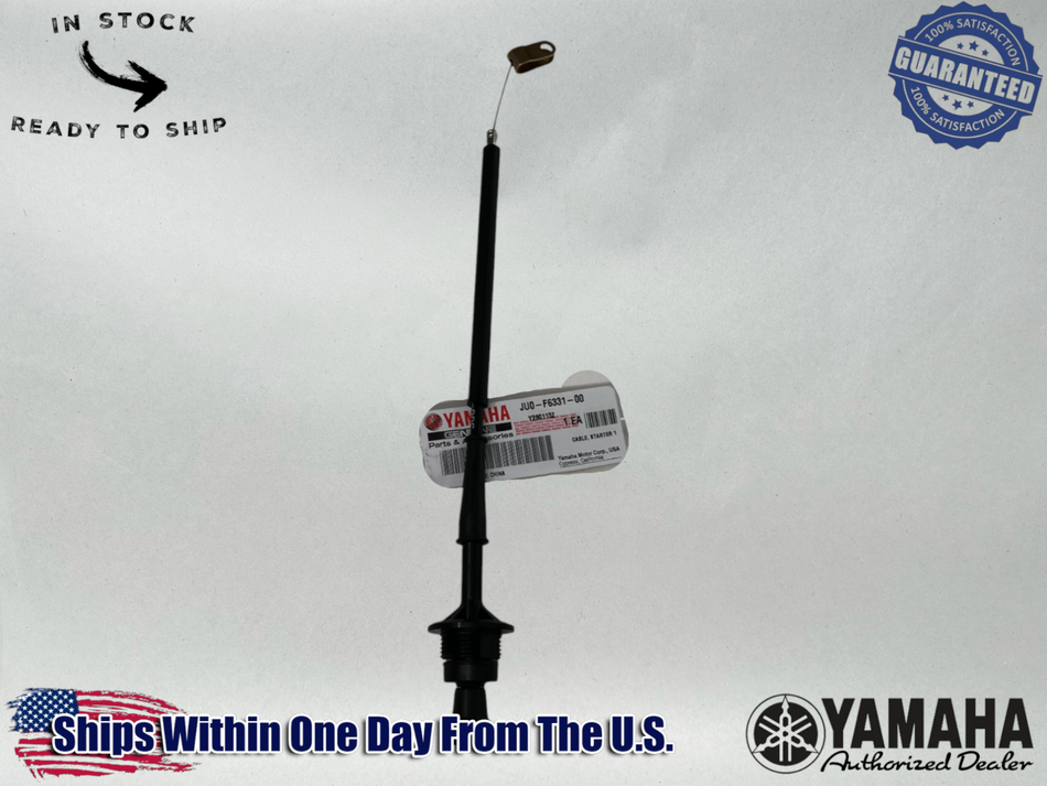 Yamaha OEM GOLF CART G16-G22 CHOKE KNOB CABLE 12 3/4" LONG JU0-F6331-00
