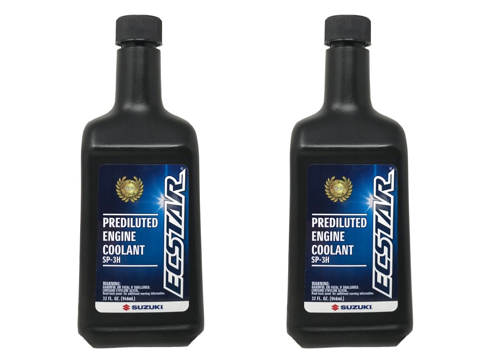 Suzuki Genuine OEM Ecstar Prediluted Engine Coolant 990A0-02E10-01Q - 2 Pack