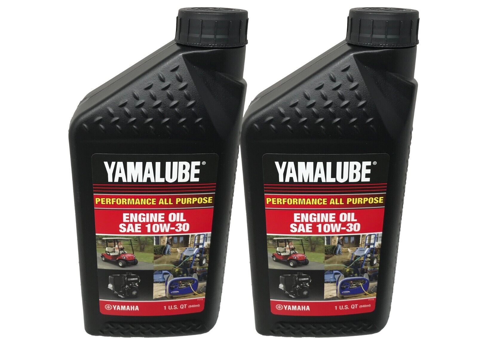 Yamaha Genuine OEM Yamalube 10W-30 Engine Oil LUB-10W30-GG-12 - 2 Pack