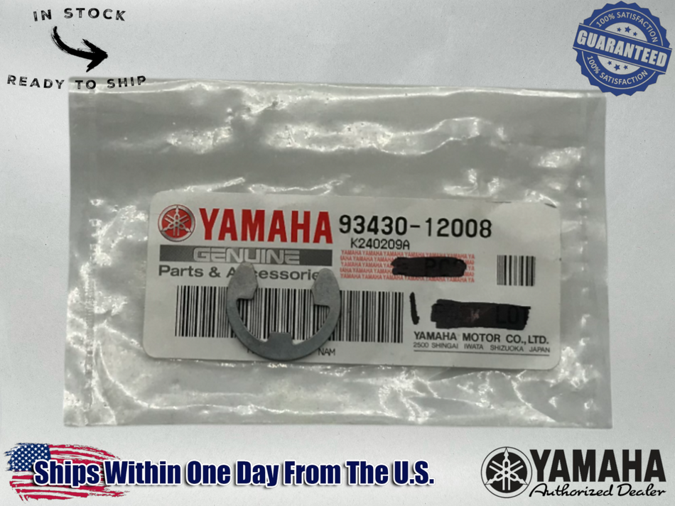 Yamaha OEM Brake Pedal Circlip,for Raptor 350, 660 93430-12008-00
