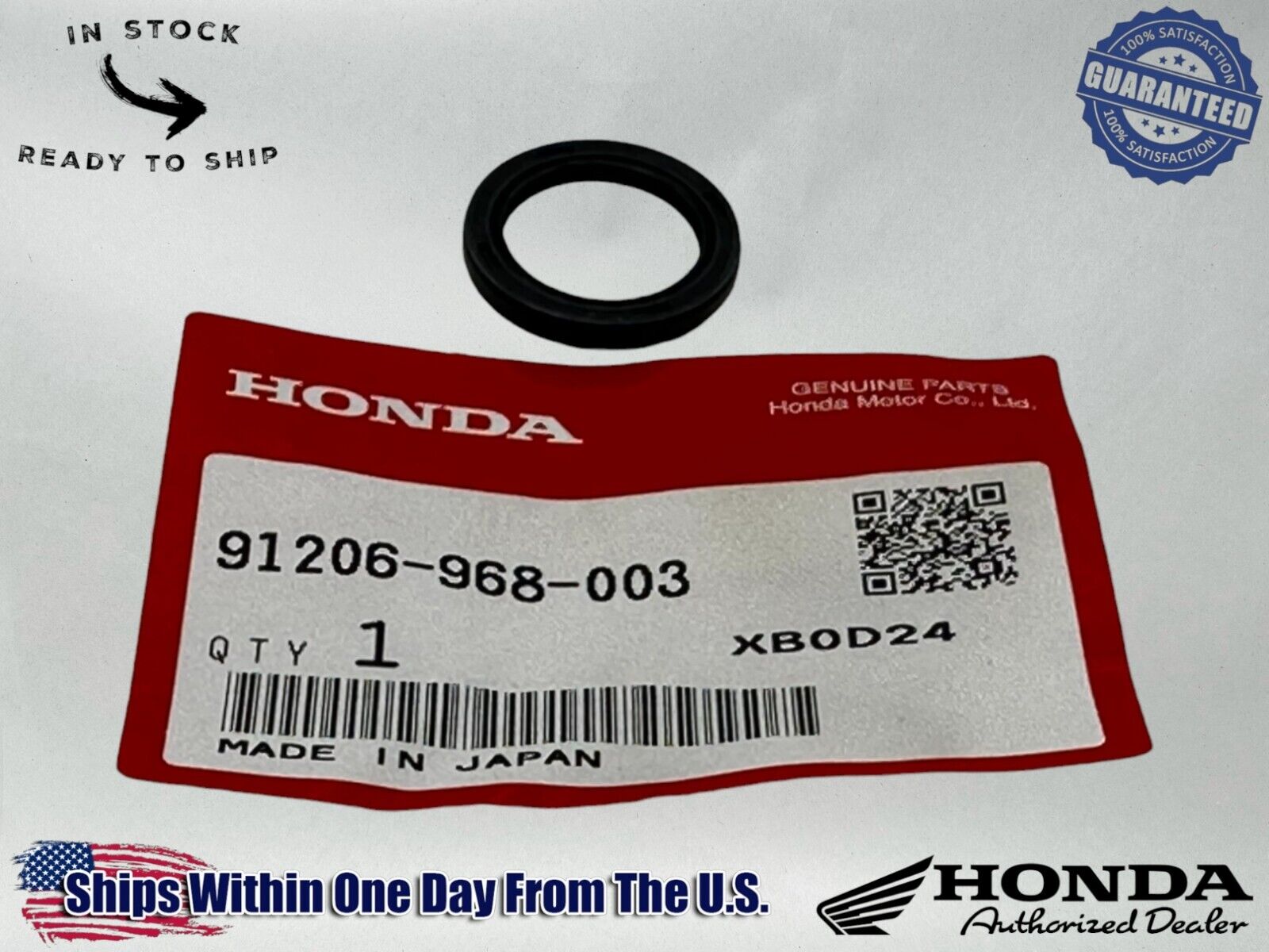 Honda Genuine OEM Authentic Dust Seal (17X23X3) 91206-968-003