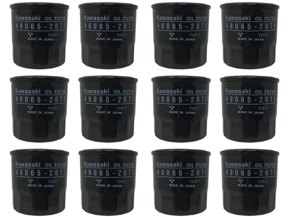 OEM Kawasaki Oil Filter 49065-2071 12 PACK