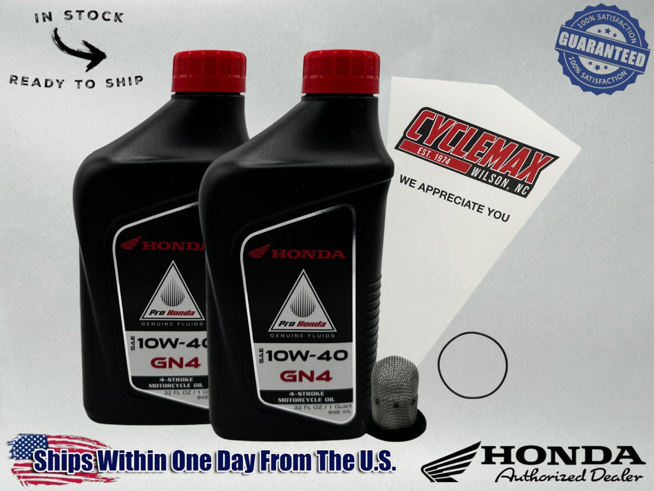 Standard GN4 10W-40 Oil Change Kit fits 1982-1986 Honda ATC200