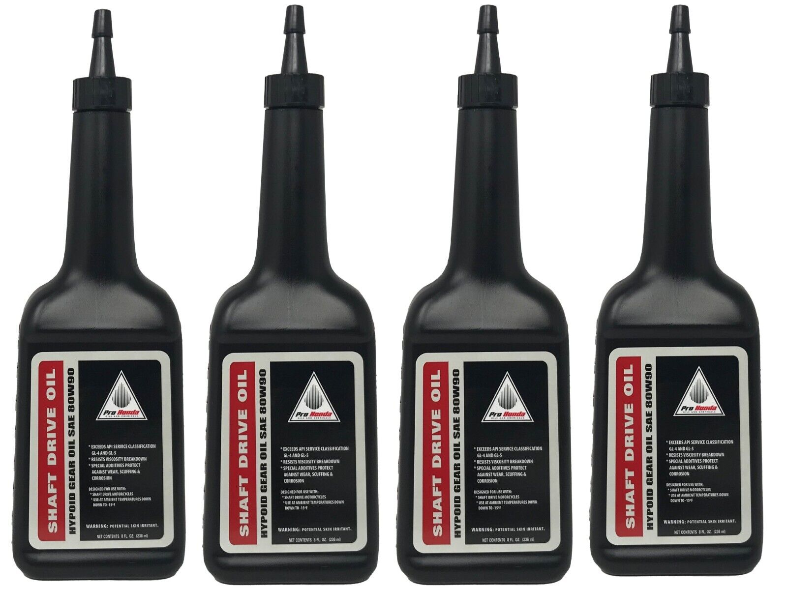 Honda Genuine OEM 8oz Shaft Drive Oil 08208-0080 - 4 Pack