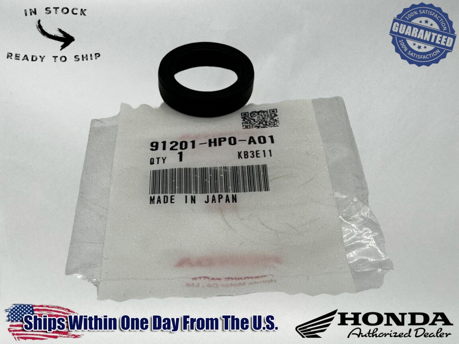 Honda Genuine OEM Authentic Oil Seal (22X31X7) 91201-HP0-A01