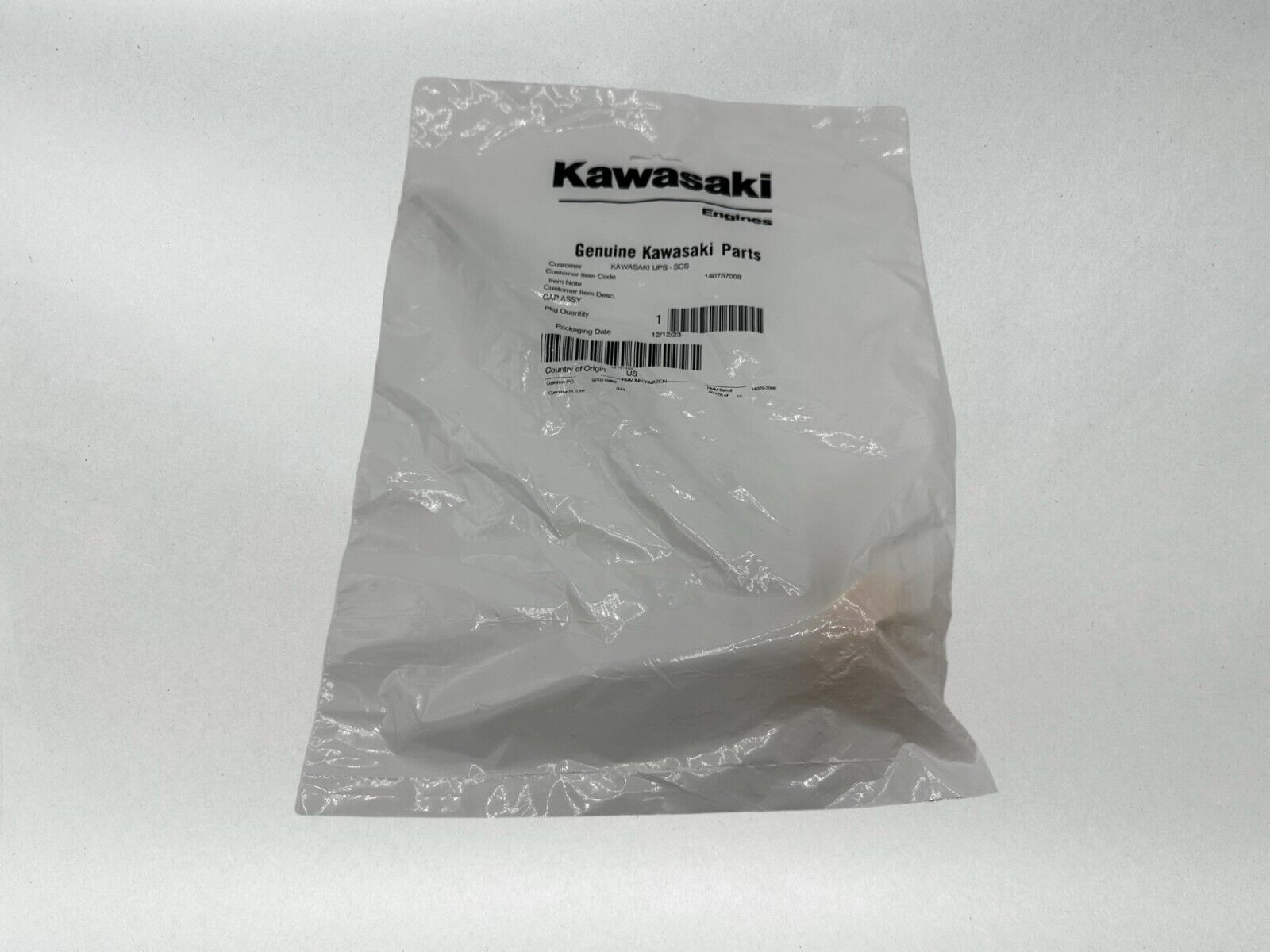 Kawasaki Genuine OEM Oil Dipstick Cap 14075-7008