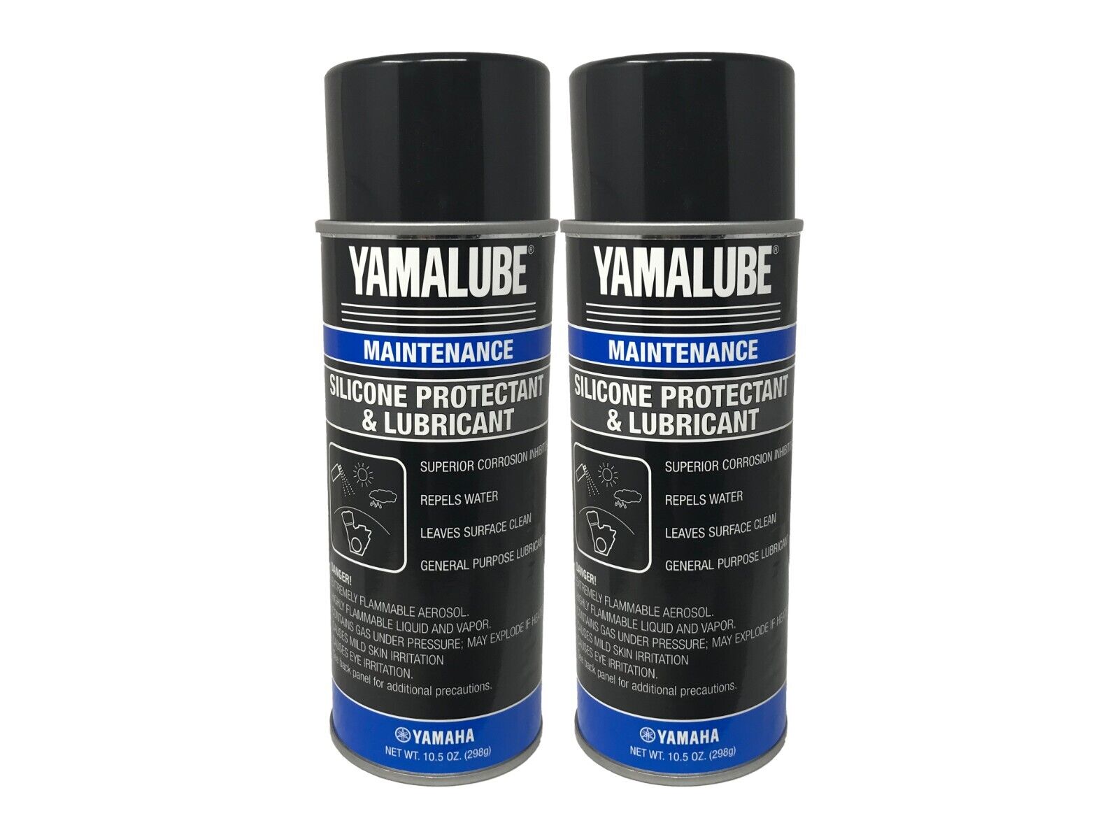 Yamaha Genuine Yamalube Silicone Protectant & Lubricant ACC-SLCNS-PR-AY - 2 Pack