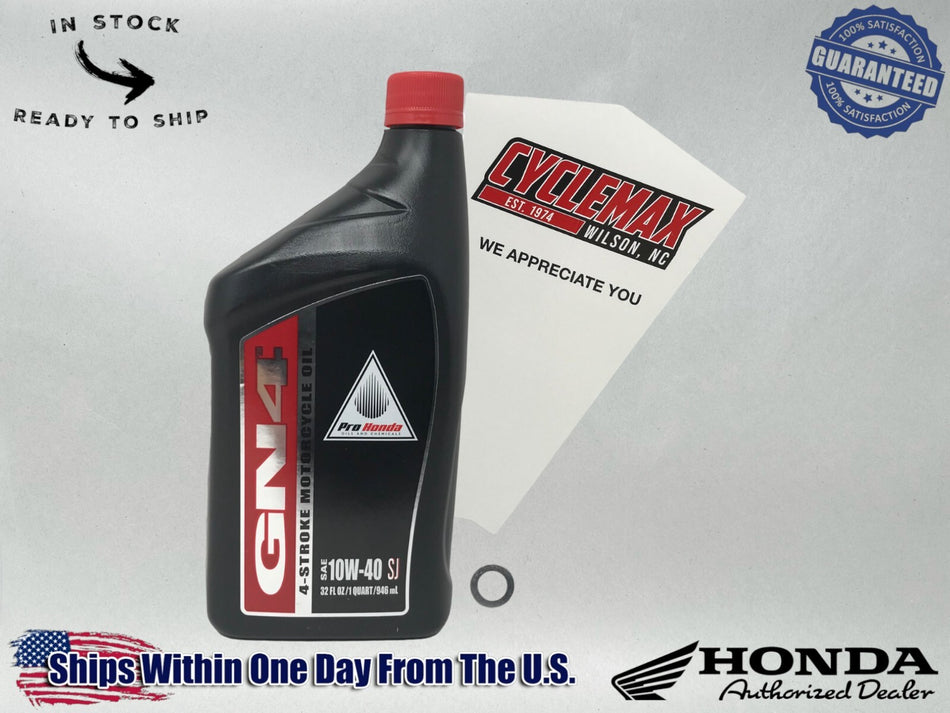 Standard 10W-40 Oil Change Kit fits 2012-2025 Honda TRX90X
