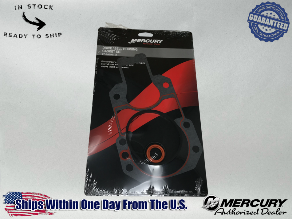 Mercury OEM Alpha Gen 1 2 Outdrive Drive Bell Mounting Gasket Set 94996T2