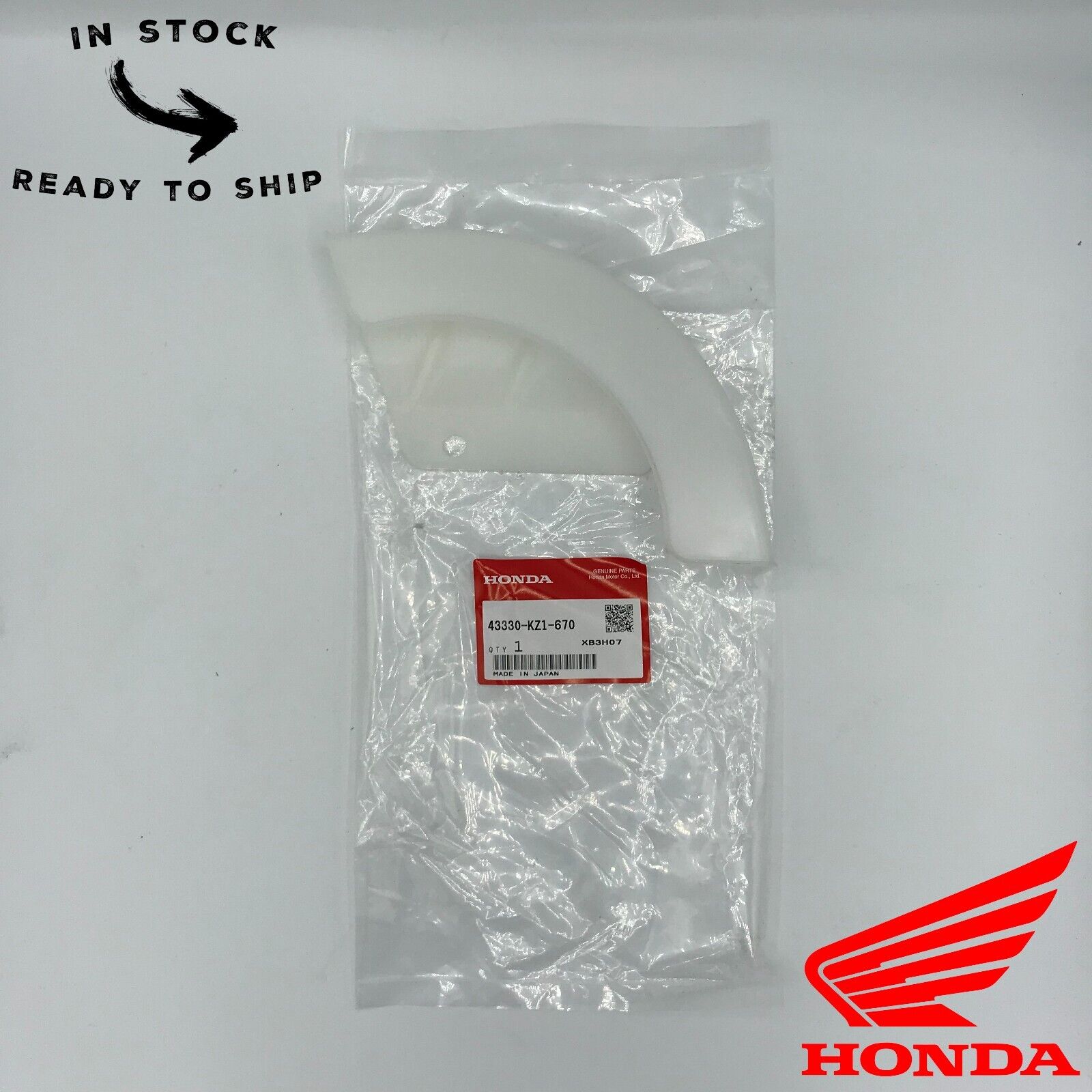 Genuine OEM Honda Rear Disc Brake Guard Cover 43330-KZ1-670