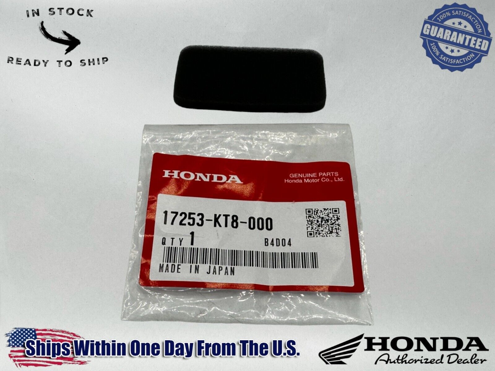 Honda Genuine OEM Authentic A/C lnner Filter 17253-KT8-000