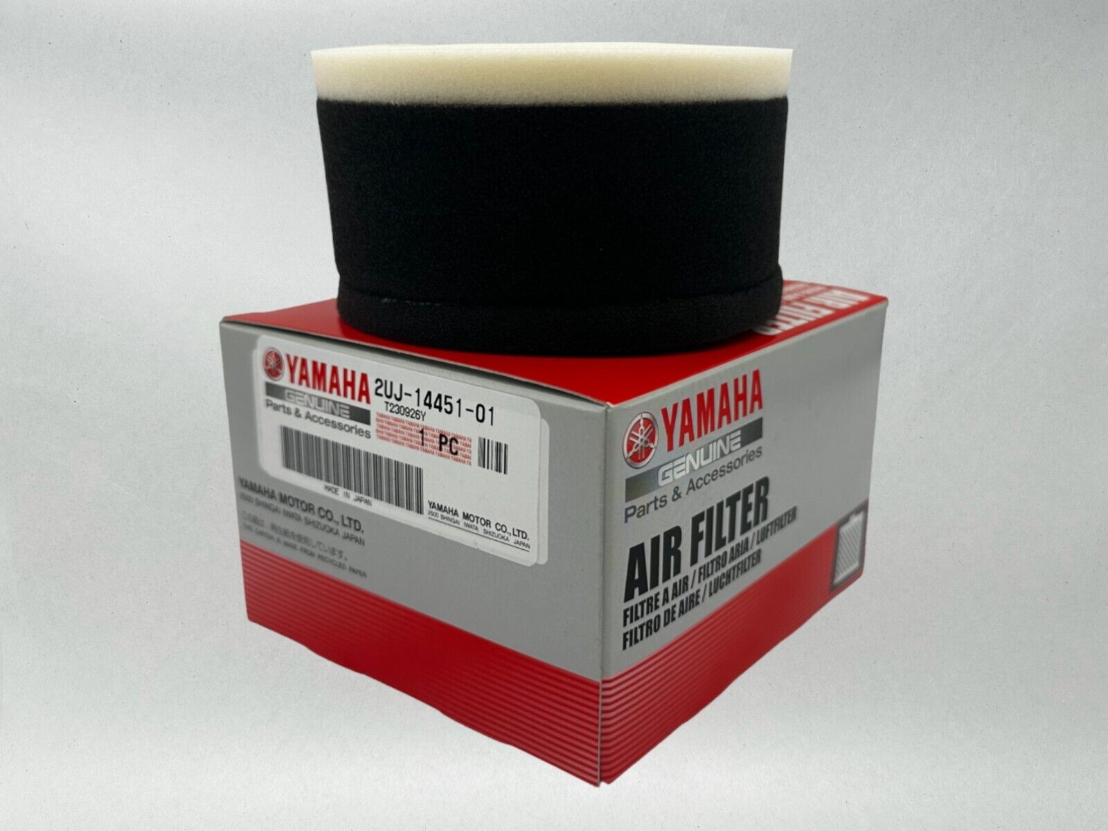 Yamaha Genuine OEM Authentic Air Filter 2UJ-14451-01-00