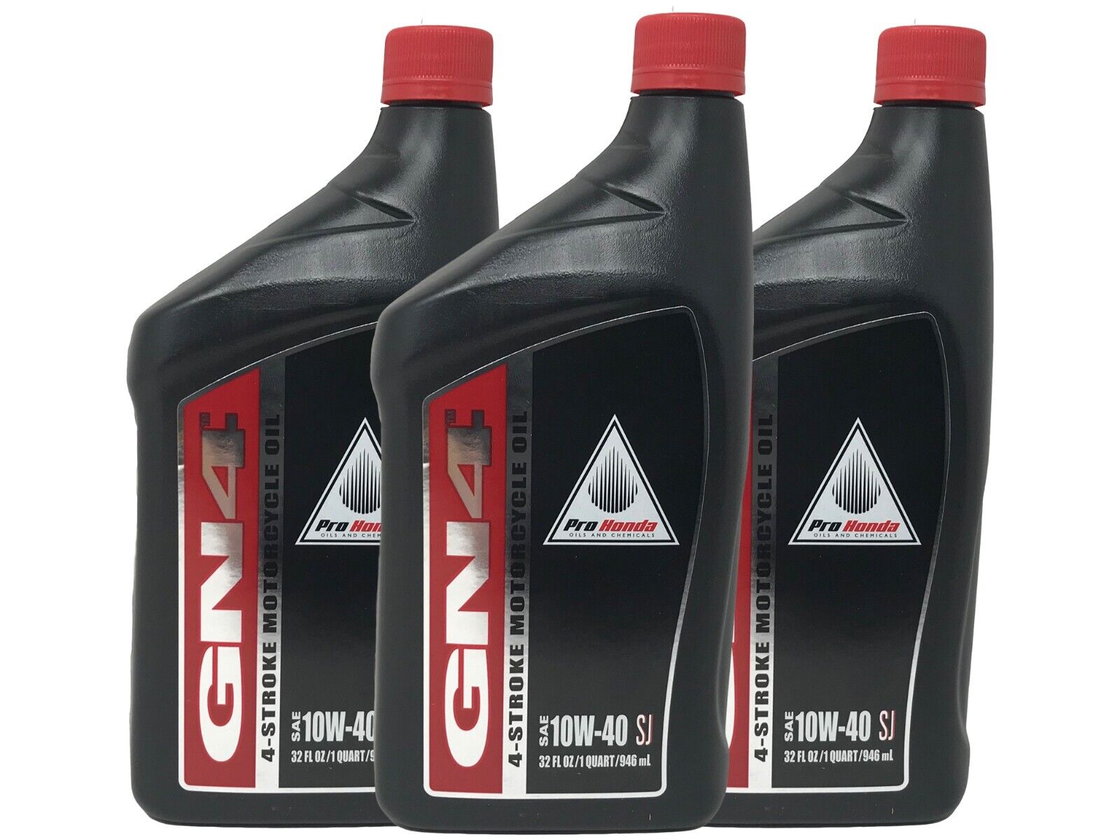 Honda Genuine OEM GN4 Motorcycle 10W-40 Oil Quart 08C35-A141M01 - 3 Pack