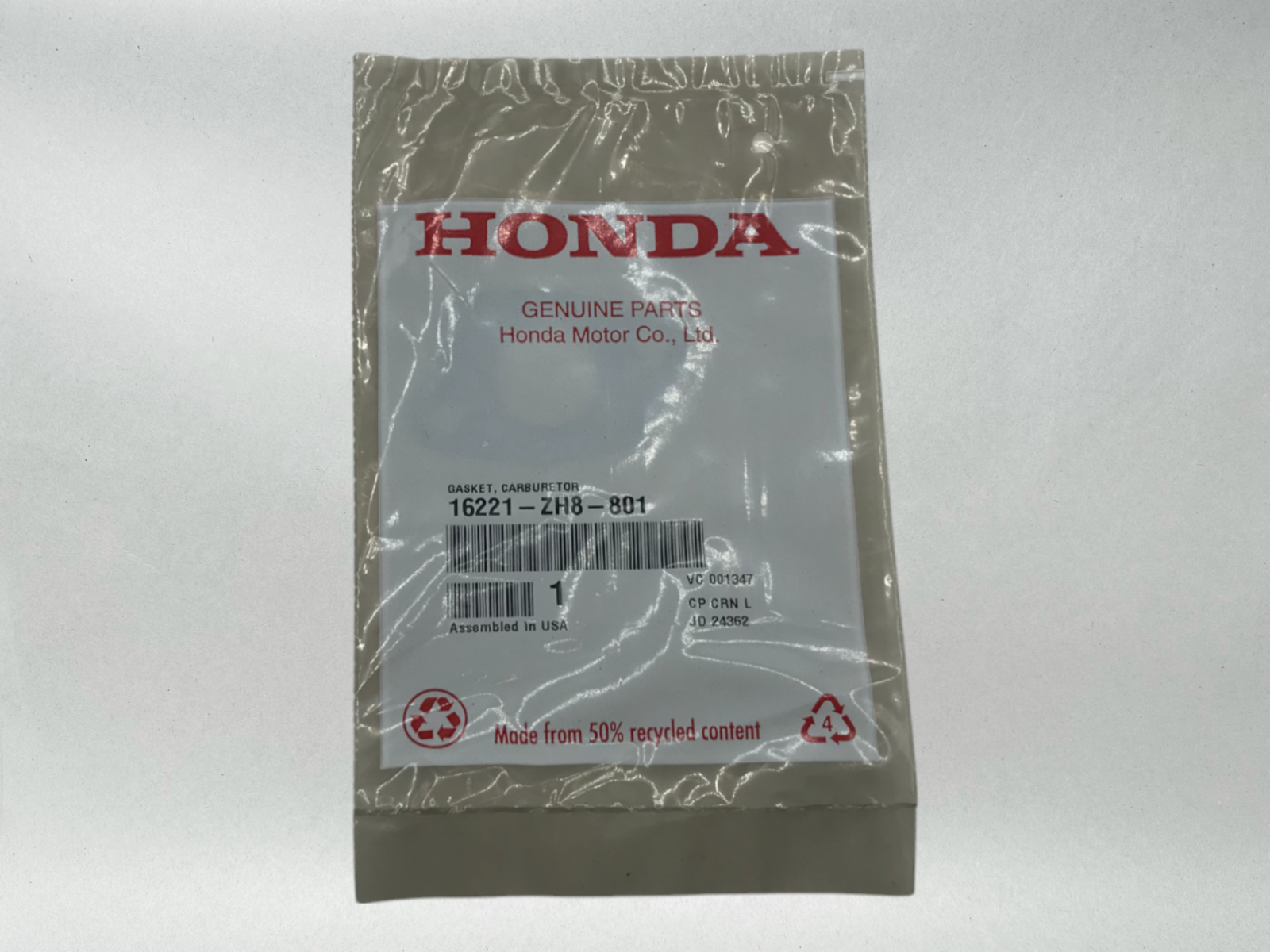 Honda Genuine OEM Authentic Carburetor GENERATOR EB3000C EM3000C CARB