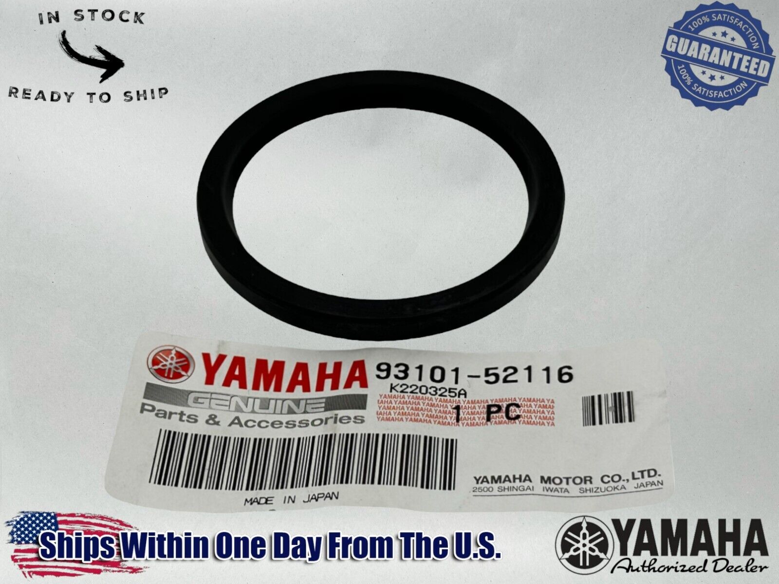 Yamaha Genuine OEM Authentic Oil Seal 93101-52116-00-00