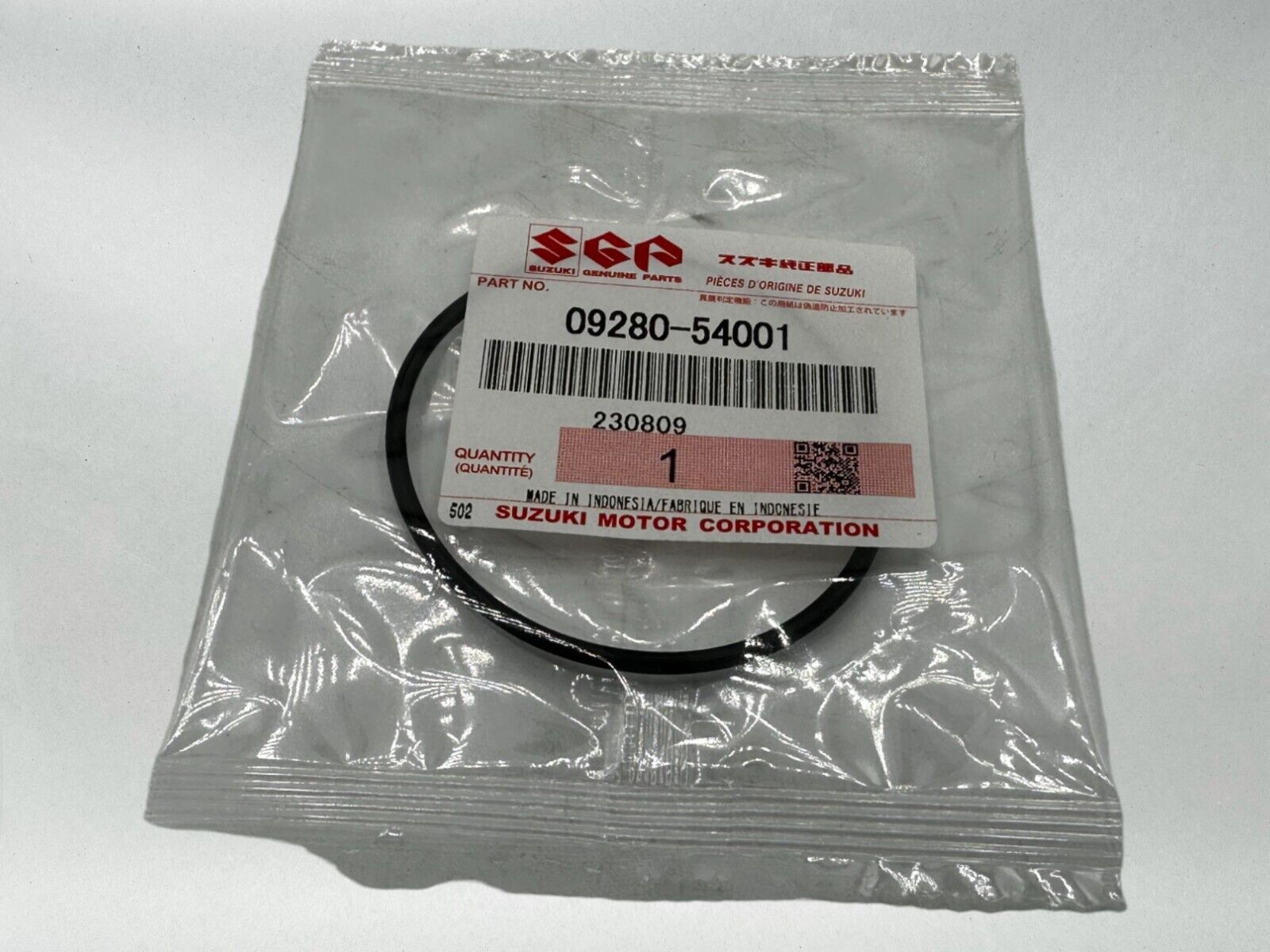 Suzuki Genuine OEM Authentic Oil Filter O-Ring 09280-54001