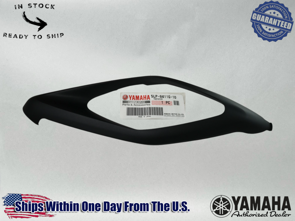 Yamaha OEM 01-05 RAPTOR 660 HEADLIGHT RIM COVER LT RIGHT SIDE 5LP-8411G-10-00