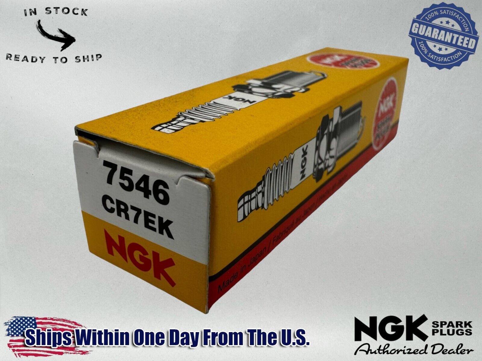 NGK Genuine OEM Authentic Spark Plug CR7EK