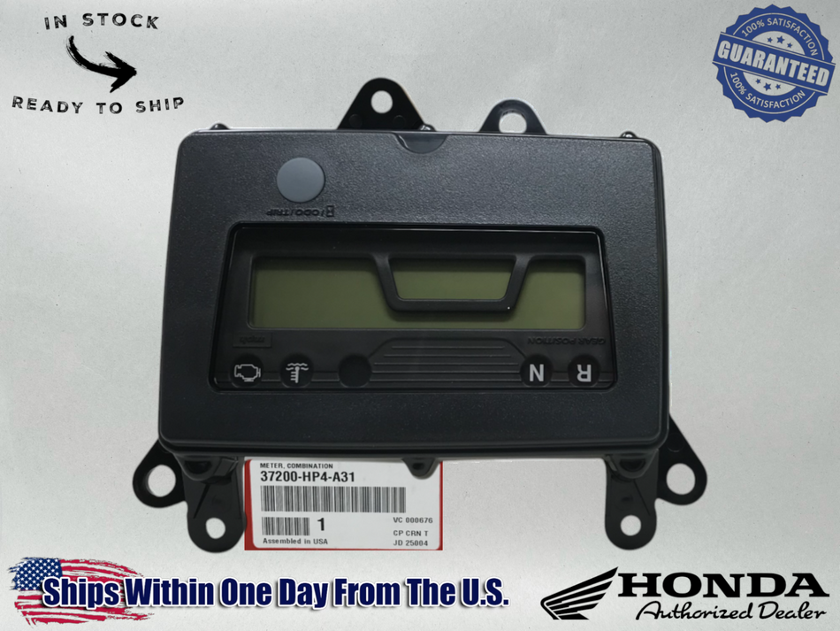 Honda OEM COM METER DASH 09-13 TRX420TE ES RANCHER SPEEDOMETER 37200-HP4-A31