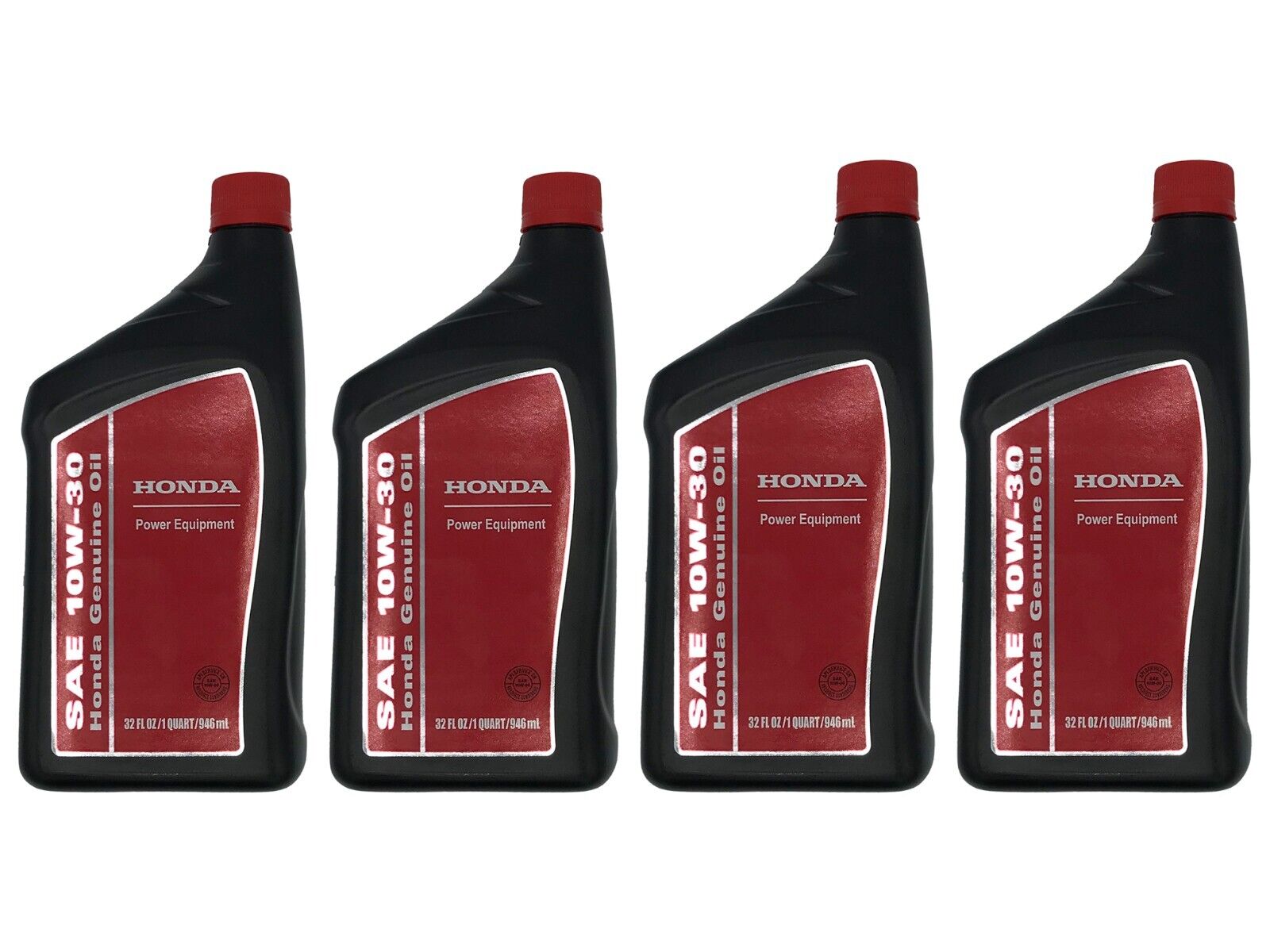 Genuine Honda OEM 10W-30 Motor Oil 08207-10W-30 - 4 Pack