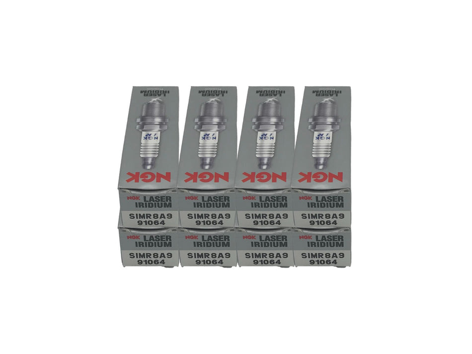 NGK Laser Iridium SIMR8A9 Spark Plug- 8 PACK