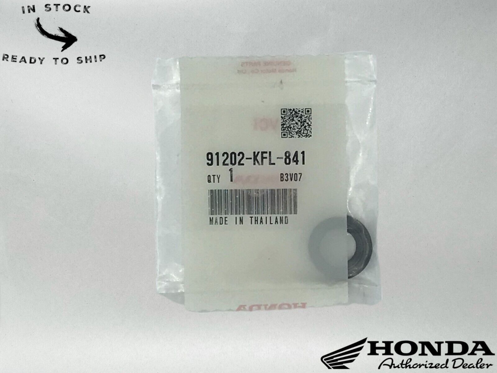 Honda Genuine OEM Oil Seal (13.8X24X5) 91202-KFL-841