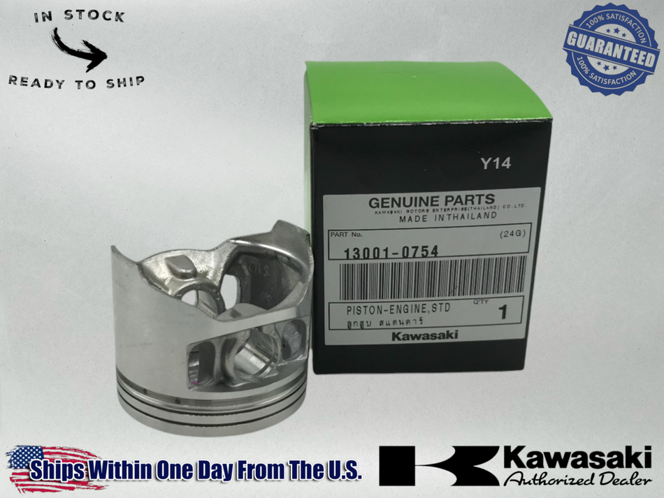 Kawasaki Genuine OEM 2002-09 KLX 110 STD ENGINE PISTON 13001-0754