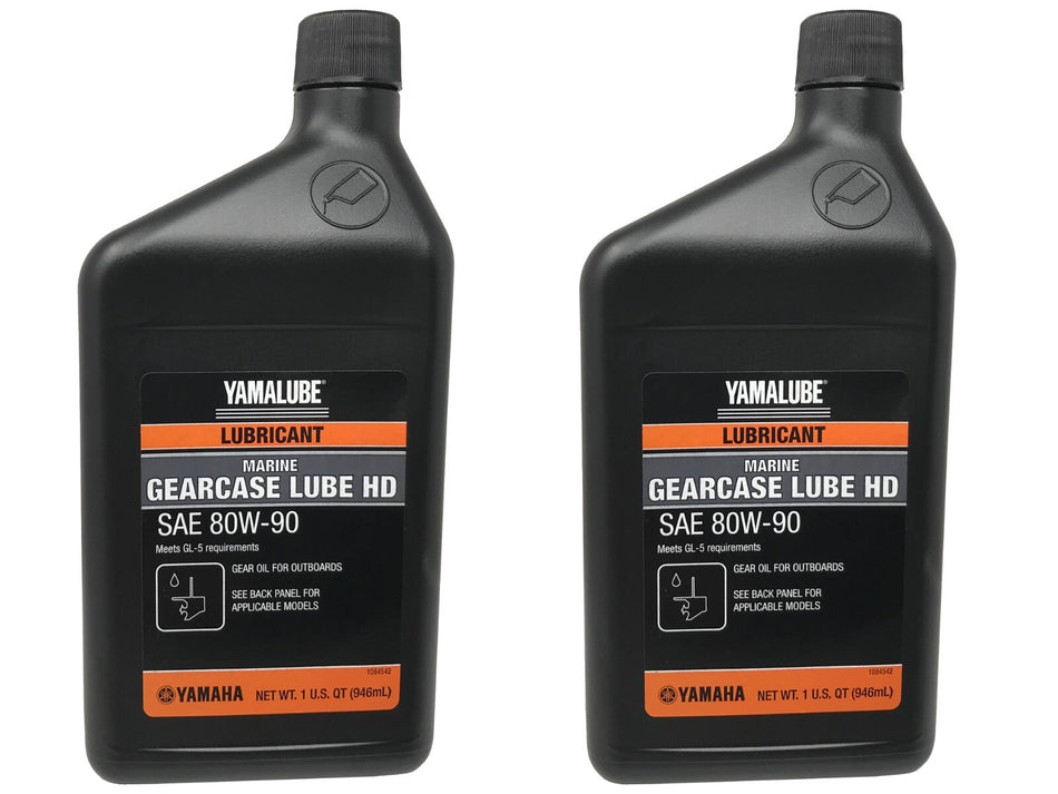 Yamaha Genuine OEM Gearcase Lube HD ACC-GLUBE-HD-QT - 2 Pack