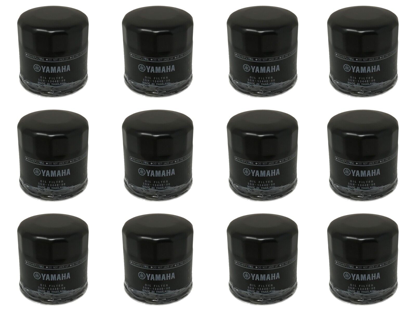 Yamaha Genuine OEM Oil Filter 5GH-13440-80-00 replaces 5GH-13440-61 - 12 Pack