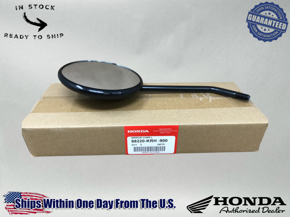 Honda OEM Genuine OEM Authentic LEFT MIRROR 2023-2024 XR150L 88220-KRH-900