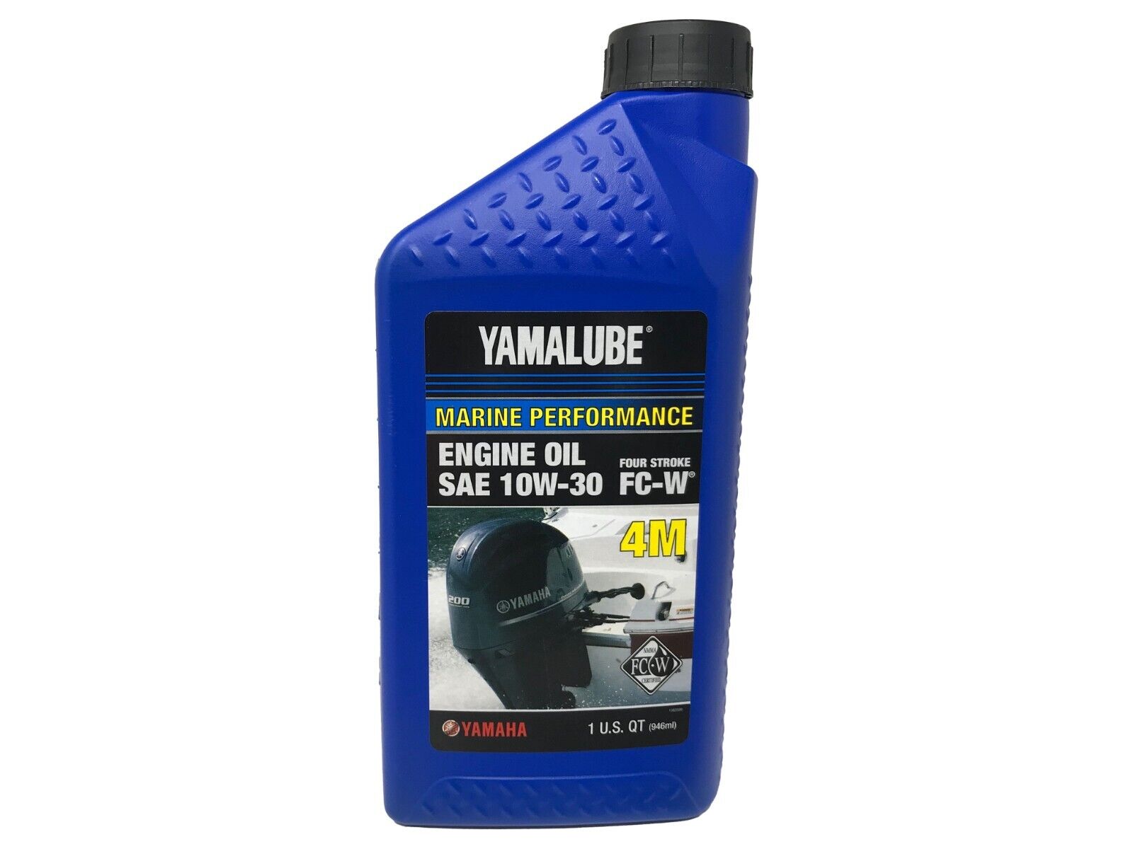 Yamaha Genuine OEM Yamalube Marine 10W30 Engine Oil LUB-10W30-FC-12