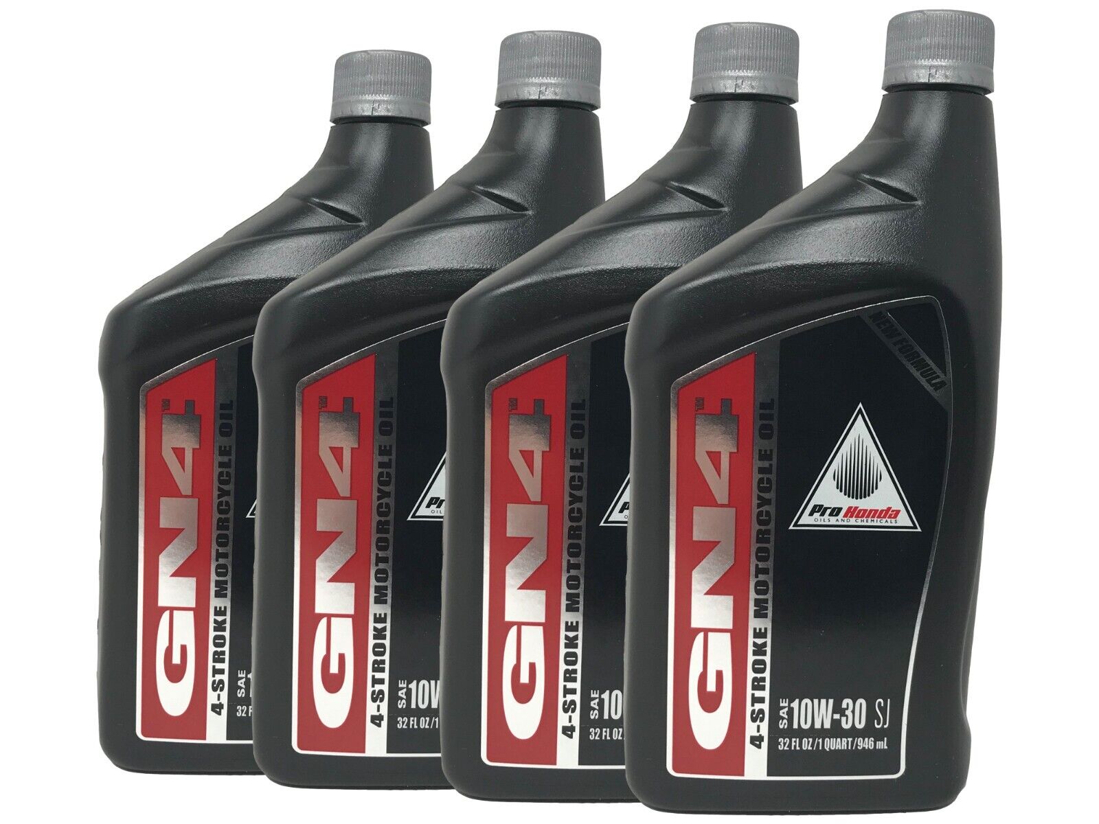 Honda Genuine OEM GN4 Motorcycle 10W-30 Oil 08C35-A131M02 - 4 Pack