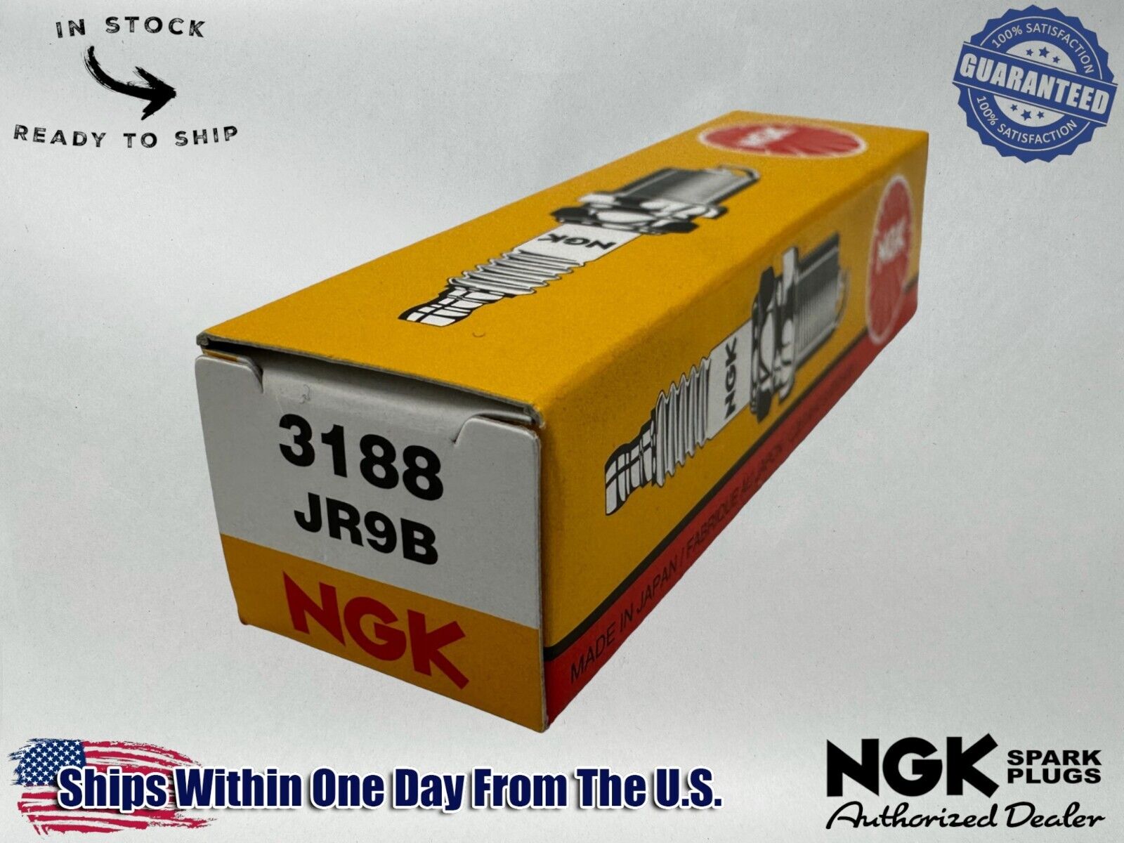 NGK Genuine OEM Authentic Spark Plug JR9B