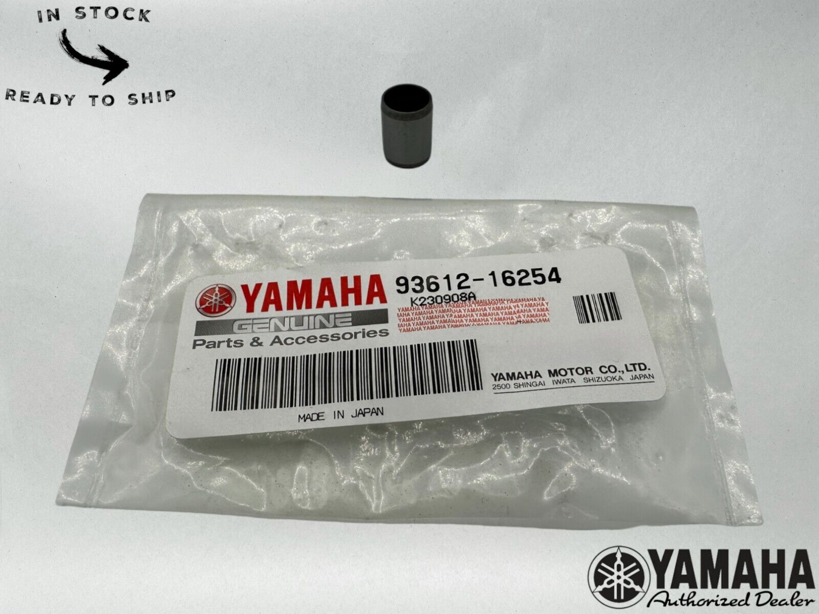 Yamaha Genuine OEM Authentic Dowel Pin 93612-16254-00