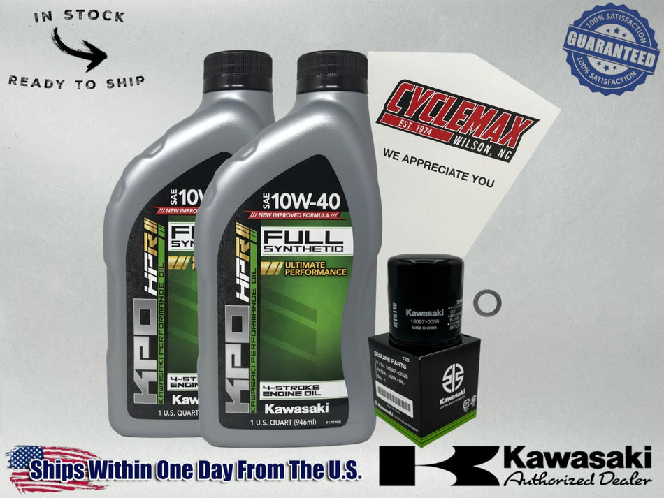 FS KPO Oil Change Kit fits 2004-2006 Kawasaki PRAIRIE 700 4X4
