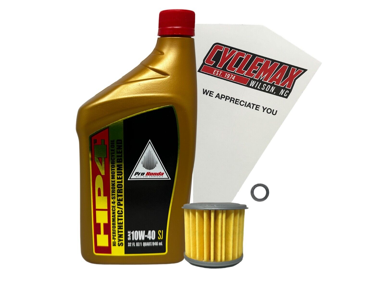 Cyclemax Semi Synthetic Oil Change Kit fits 2021-2024 Honda Grom 125