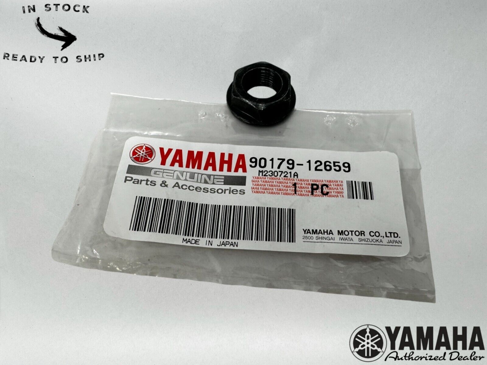 Yamaha Genuine OEM Nut (1FE) 90179-12659-00